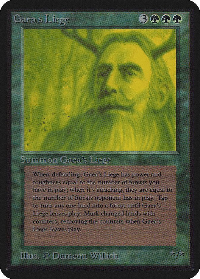 Gaea's Liege [Alpha Edition] - Magic: The Gathering - Card Brawlers | Quebec | Canada |