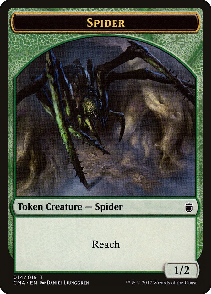 Spider Token [Commander Anthology Tokens] - Magic: The Gathering - Card Brawlers | Quebec | Canada |