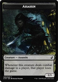 Assassin // Morph Double-Sided Token [Commander 2019 Tokens] - Magic: The Gathering - Card Brawlers | Quebec | Canada |