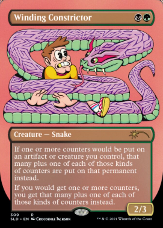 Winding Constrictor (Borderless) [Secret Lair Drop Series] - Magic: The Gathering - Card Brawlers | Quebec | Canada |