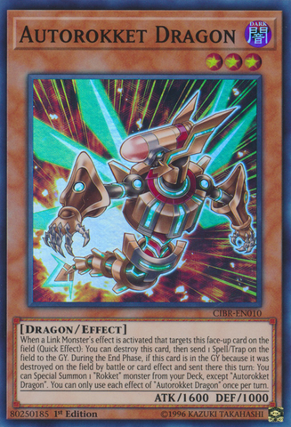 Autorokket Dragon [CIBR-EN010] Super Rare - Yu-Gi-Oh! - Card Brawlers | Quebec | Canada |
