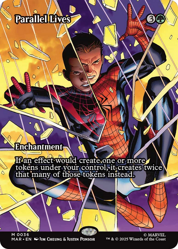 Parallel Lives (Borderless) [Marvel Universe: Eternal-Legal] - Magic: The Gathering - Card Brawlers | Quebec | Canada |