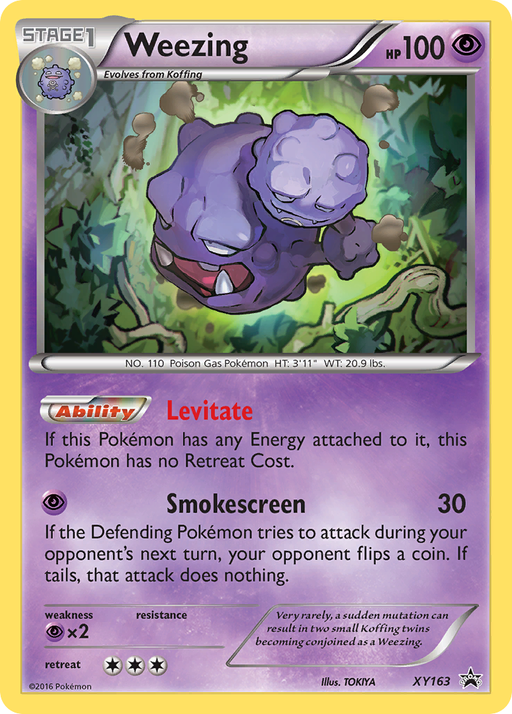 Weezing (XY163) [XY: Black Star Promos] - Pokémon - Card Brawlers | Quebec | Canada |