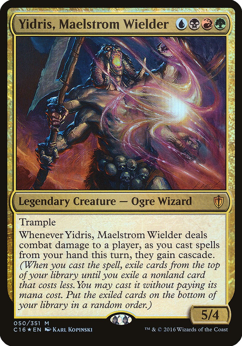 Yidris, Maelstrom Wielder (Oversized) [Commander 2016 Oversized] - Magic: The Gathering - Card Brawlers | Quebec | Canada |