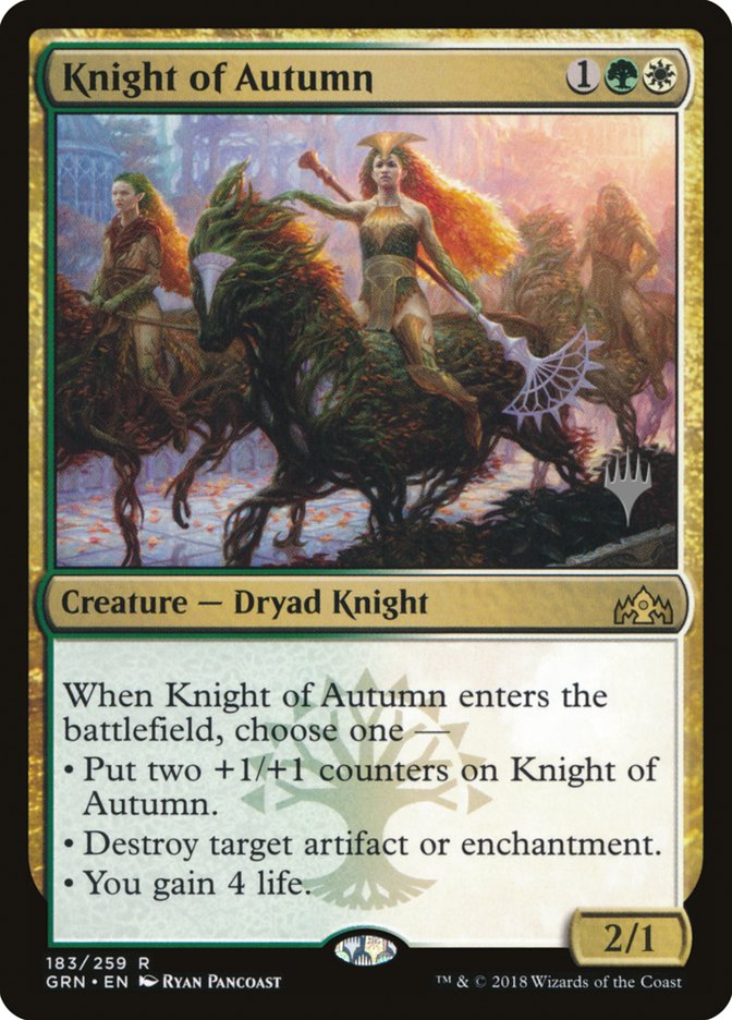 Knight of Autumn (Promo Pack) [Guilds of Ravnica Promos] - Magic: The Gathering - Card Brawlers | Quebec | Canada |