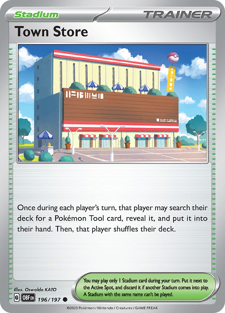 Town Store (196/197) [Scarlet & Violet: Obsidian Flames] - Pokémon - Card Brawlers | Quebec | Canada |