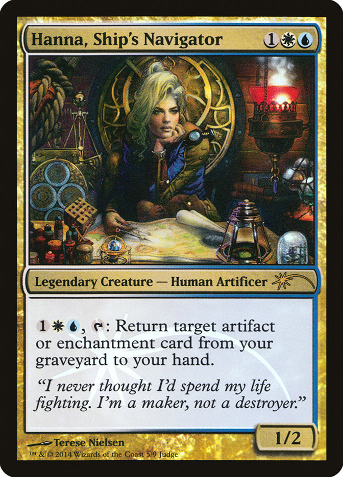 Hanna, Ship's Navigator [Judge Gift Cards 2014] - Magic: The Gathering - Card Brawlers | Quebec | Canada |