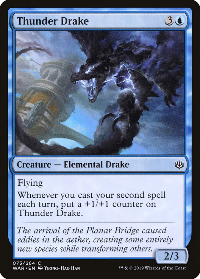 Thunder Drake [War of the Spark] - Magic: The Gathering - Card Brawlers | Quebec | Canada |