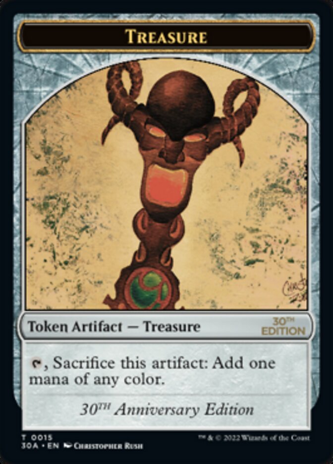 Treasure Token (015) [30th Anniversary Tokens] - Magic: The Gathering - Card Brawlers | Quebec | Canada |