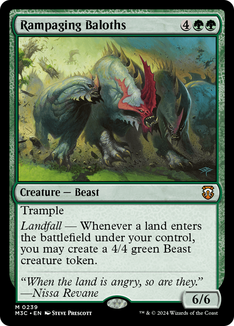 Rampaging Baloths (Ripple Foil) [Modern Horizons 3 Commander] - Magic: The Gathering - Card Brawlers | Quebec | Canada |