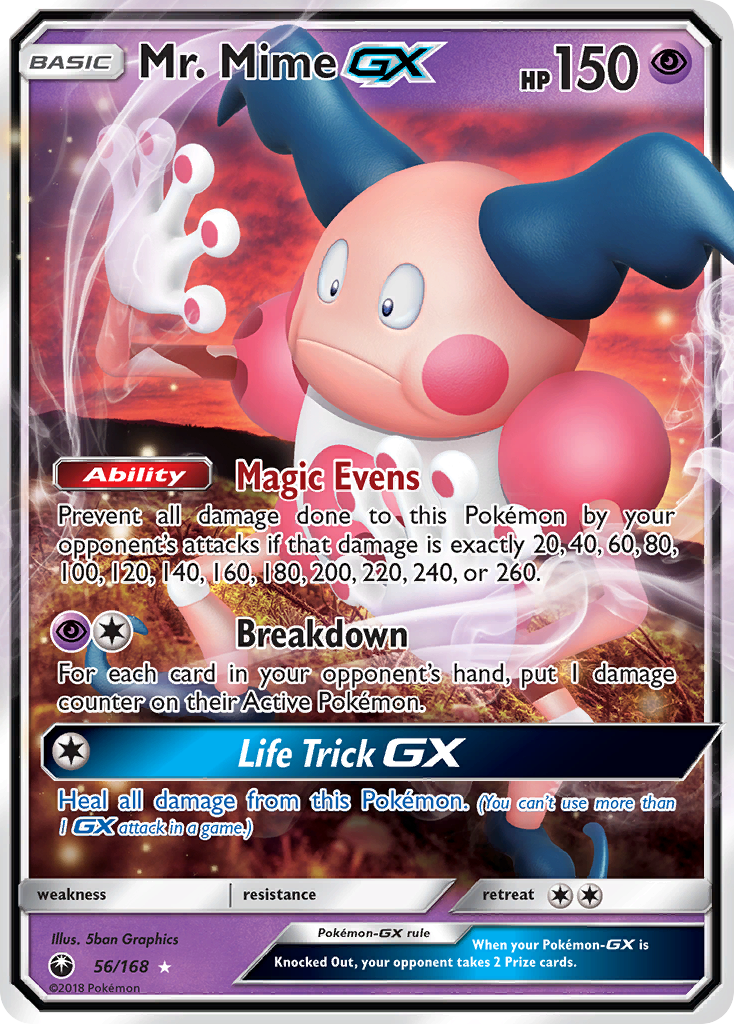 Mr. Mime GX (56/168) [Sun & Moon: Celestial Storm] - Pokémon - Card Brawlers | Quebec | Canada |