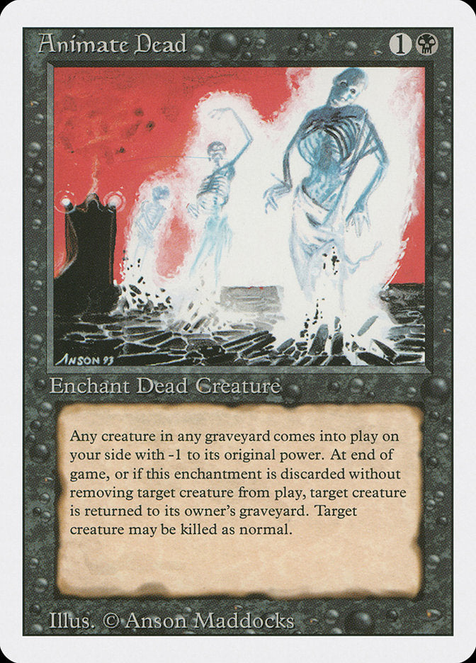 Animate Dead [Revised Edition] - Magic: The Gathering - Card Brawlers | Quebec | Canada |