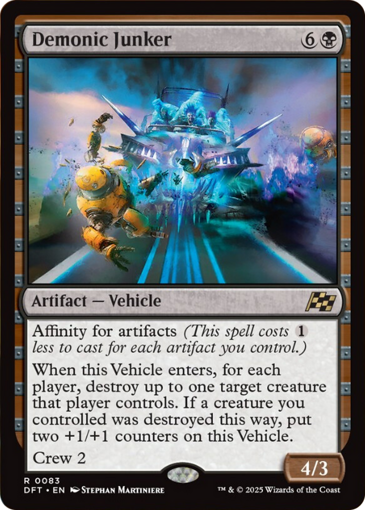 Demonic Junker [Aetherdrift] - Magic: The Gathering - Card Brawlers | Quebec | Canada |