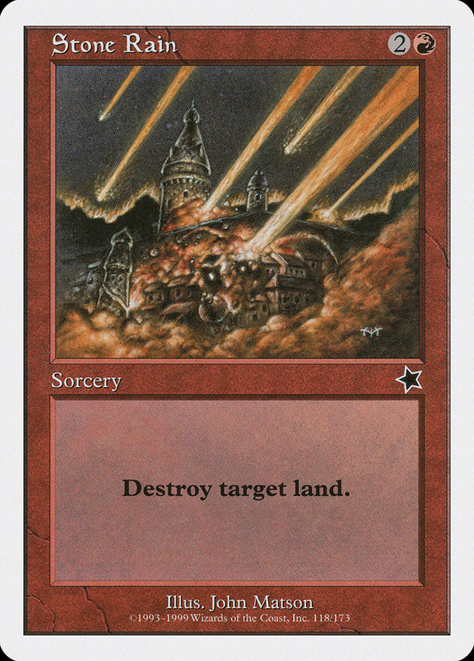Stone Rain [Starter 1999] - Magic: The Gathering - Card Brawlers | Quebec | Canada |