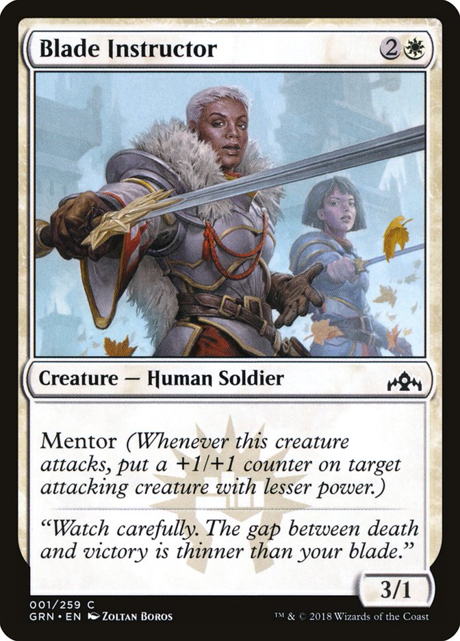Blade Instructor [Guilds of Ravnica] - Magic: The Gathering - Card Brawlers | Quebec | Canada |
