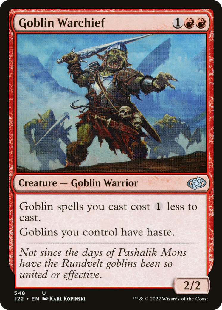Goblin Warchief [Jumpstart 2022] - Magic: The Gathering - Card Brawlers | Quebec | Canada |