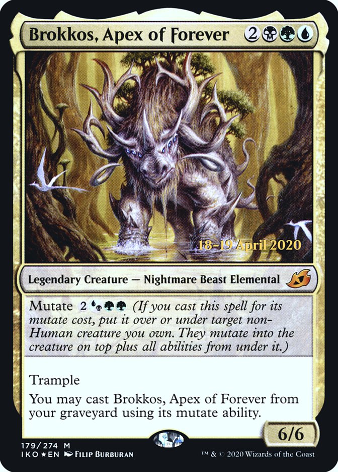 Brokkos, Apex of Forever [Ikoria: Lair of Behemoths Prerelease Promos] - Magic: The Gathering - Card Brawlers | Quebec | Canada |