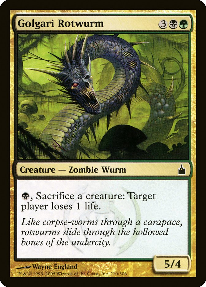 Golgari Rotwurm [Ravnica: City of Guilds] - Magic: The Gathering - Card Brawlers | Quebec | Canada |