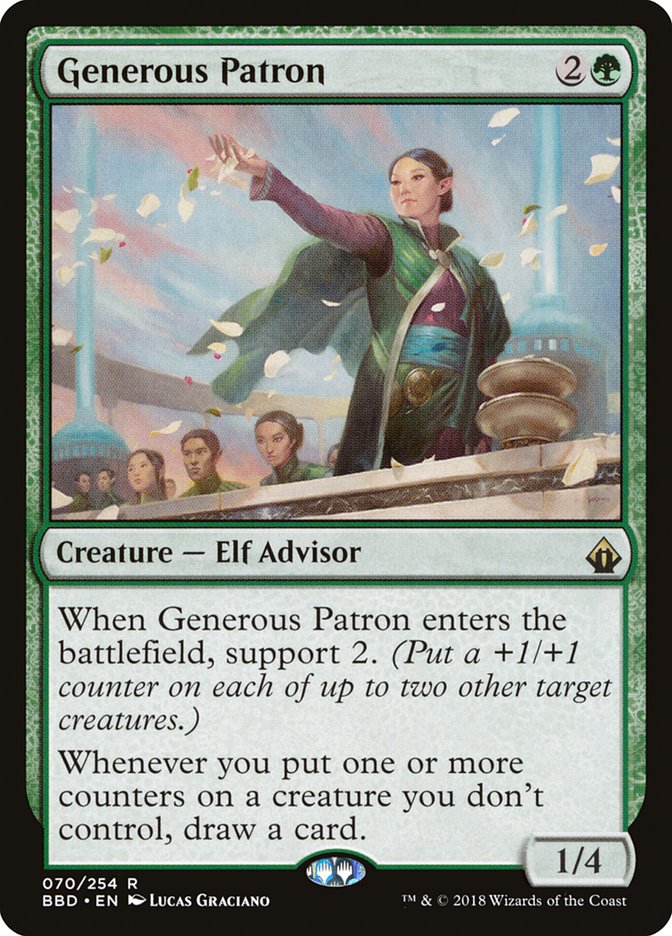 Generous Patron [Battlebond] - Magic: The Gathering - Card Brawlers | Quebec | Canada |