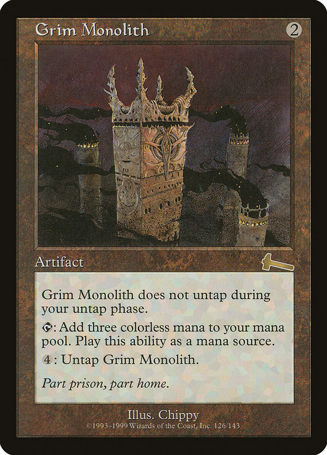 Grim Monolith [Urza's Legacy] - Magic: The Gathering - Card Brawlers | Quebec | Canada |