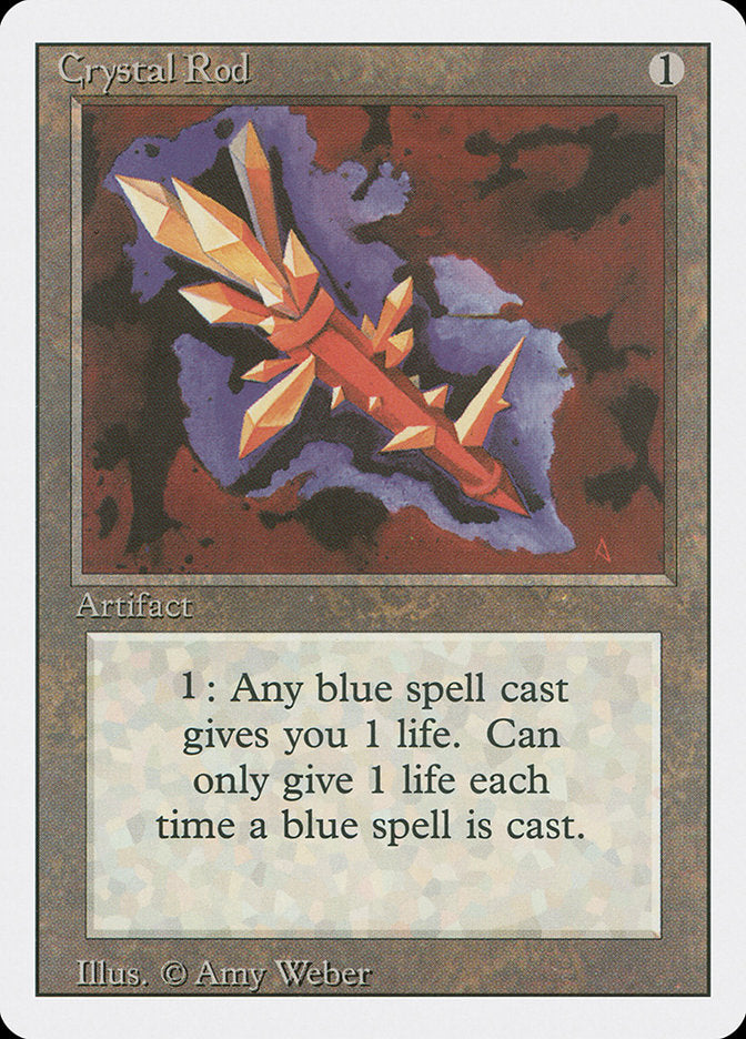 Crystal Rod [Revised Edition] - Magic: The Gathering - Card Brawlers | Quebec | Canada |