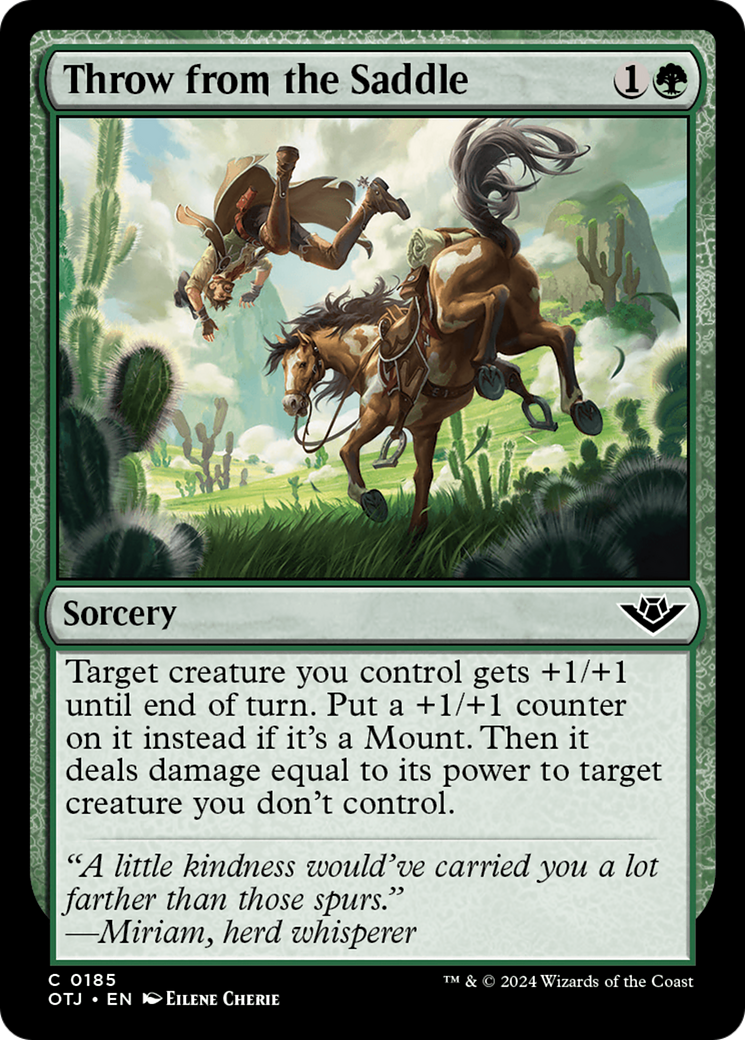 Throw from the Saddle [Outlaws of Thunder Junction] - Magic: The Gathering - Card Brawlers | Quebec | Canada |