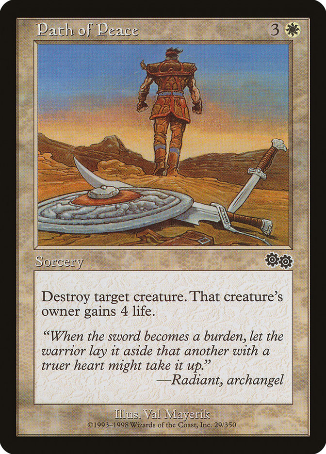 Path of Peace [Urza's Saga] - Magic: The Gathering - Card Brawlers | Quebec | Canada |