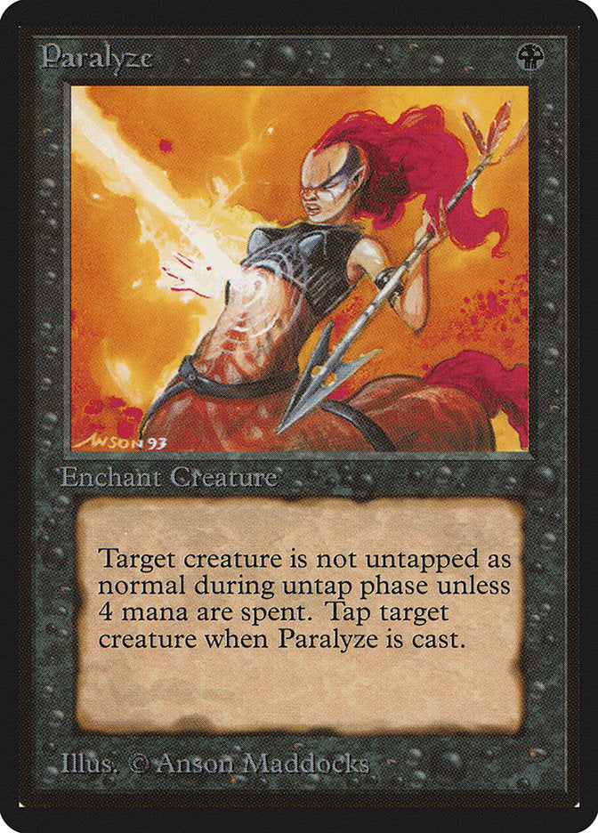 Paralyze [Beta Edition] - Magic: The Gathering - Card Brawlers | Quebec | Canada |