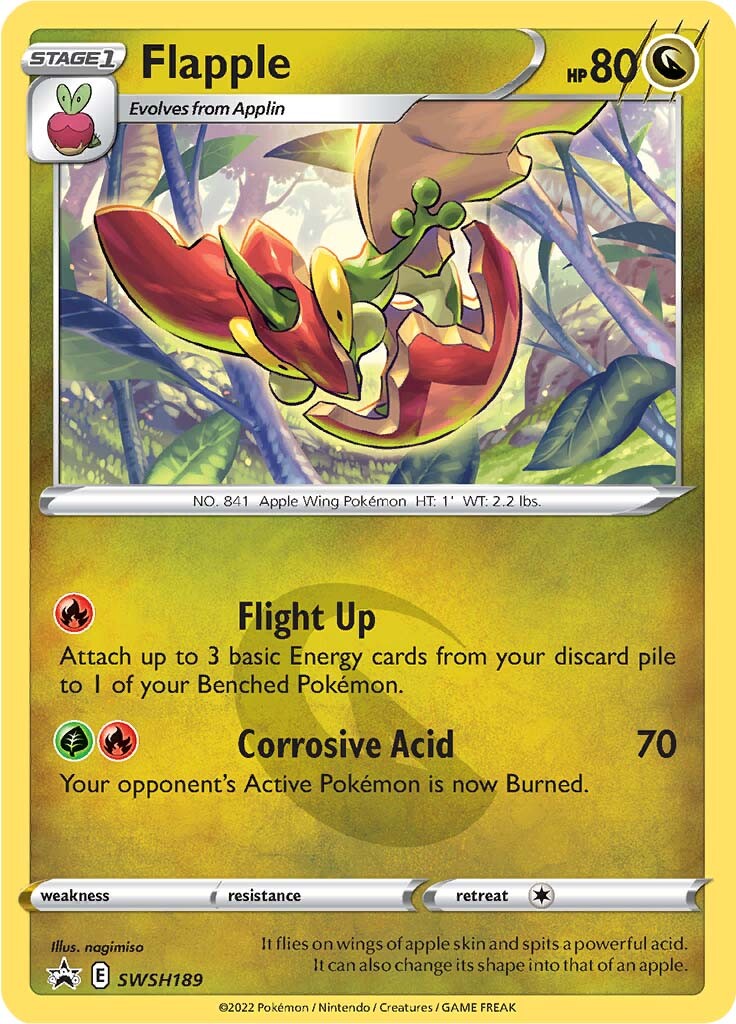 Flapple (SWSH189) [Sword & Shield: Black Star Promos] - Pokémon - Card Brawlers | Quebec | Canada |