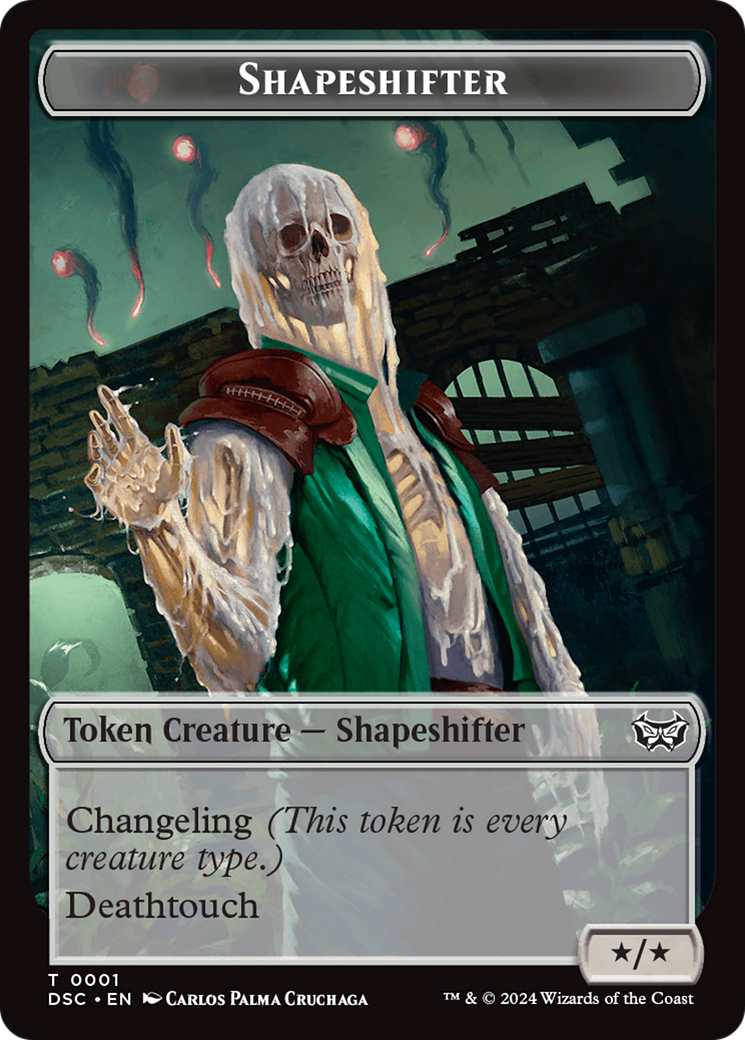 Insect (0011) // Shapeshifter Double-Sided Token [Duskmourn: House of Horror Commander Tokens] - Magic: The Gathering - Card Brawlers | Quebec | Canada |