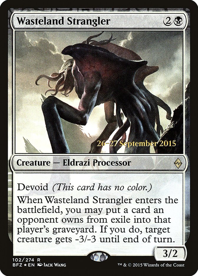 Wasteland Strangler [Battle for Zendikar Prerelease Promos] - Magic: The Gathering - Card Brawlers | Quebec | Canada |