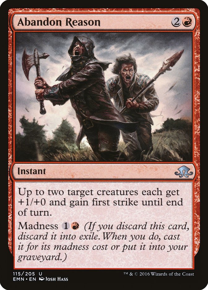 Abandon Reason [Eldritch Moon] - Magic: The Gathering - Card Brawlers | Quebec | Canada |