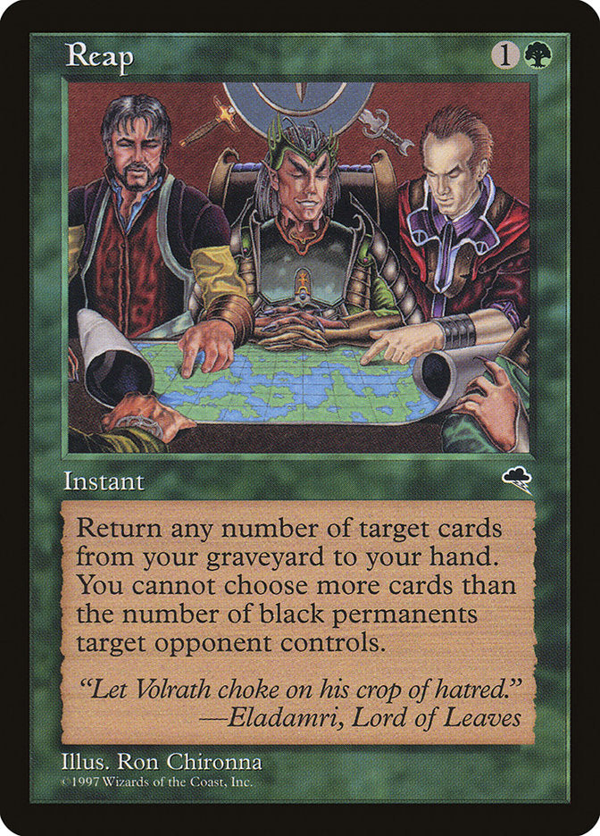 Reap [Tempest] - Magic: The Gathering - Card Brawlers | Quebec | Canada |