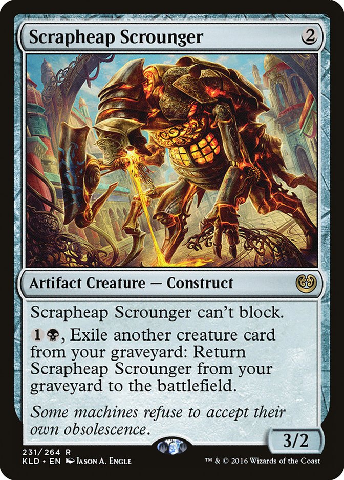 Scrapheap Scrounger [Kaladesh] - Magic: The Gathering - Card Brawlers | Quebec | Canada |