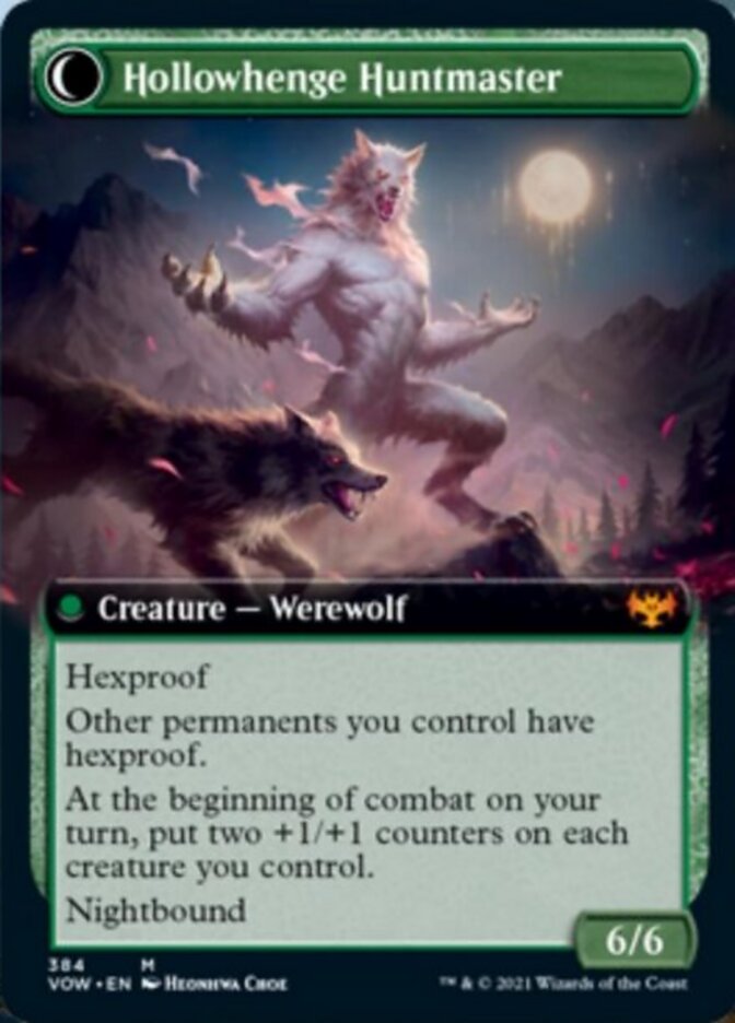 Avabruck Caretaker // Hollowhenge Huntmaster (Extended Art) [Innistrad: Crimson Vow] - Magic: The Gathering - Card Brawlers | Quebec | Canada |