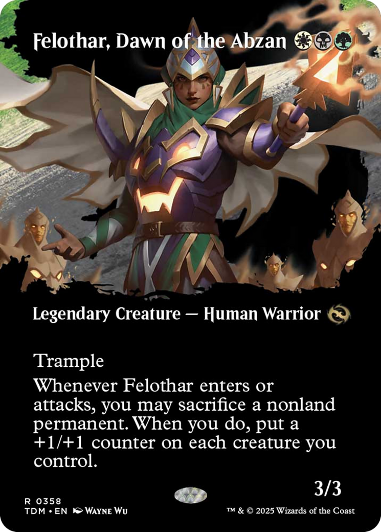 Felothar, Dawn of the Abzan (Borderless) [Tarkir: Dragonstorm] - Magic: The Gathering - Card Brawlers | Quebec | Canada |