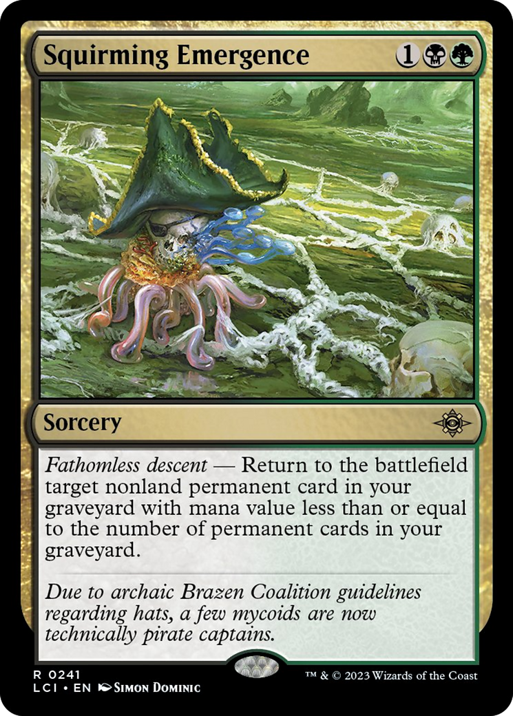 Squirming Emergence [The Lost Caverns of Ixalan] - Magic: The Gathering - Card Brawlers | Quebec | Canada |