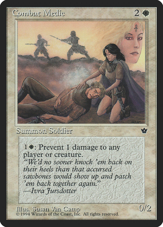 Combat Medic (Susan Van Camp) [Fallen Empires] - Magic: The Gathering - Card Brawlers | Quebec | Canada |