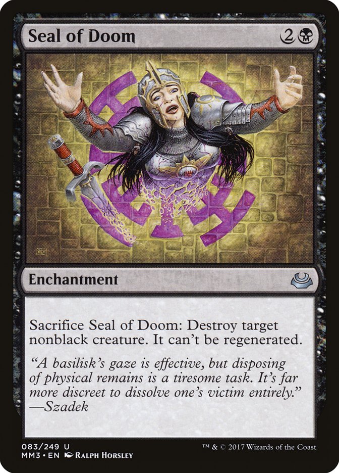 Seal of Doom [Modern Masters 2017] - Magic: The Gathering - Card Brawlers | Quebec | Canada |