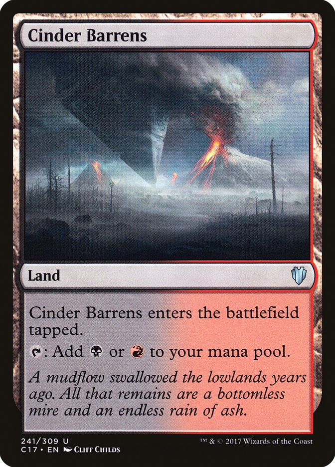 Cinder Barrens [Commander 2017] - Magic: The Gathering - Card Brawlers | Quebec | Canada |