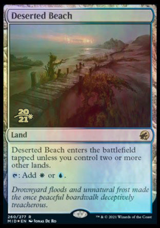 Deserted Beach [Innistrad: Midnight Hunt Prerelease Promos] - Magic: The Gathering - Card Brawlers | Quebec | Canada |
