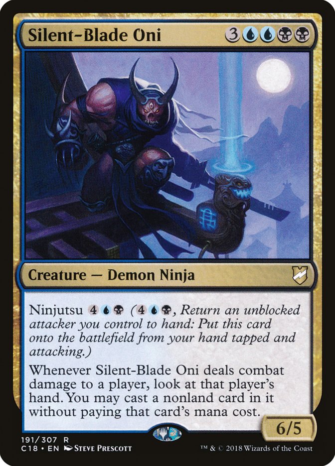 Silent-Blade Oni [Commander 2018] - Magic: The Gathering - Card Brawlers | Quebec | Canada |