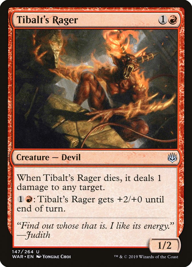Tibalt's Rager [War of the Spark] - Magic: The Gathering - Card Brawlers | Quebec | Canada |