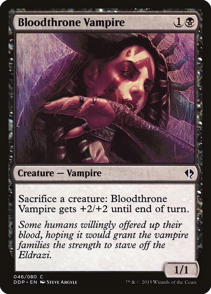 Bloodthrone Vampire [Duel Decks: Zendikar vs. Eldrazi] - Magic: The Gathering - Card Brawlers | Quebec | Canada |