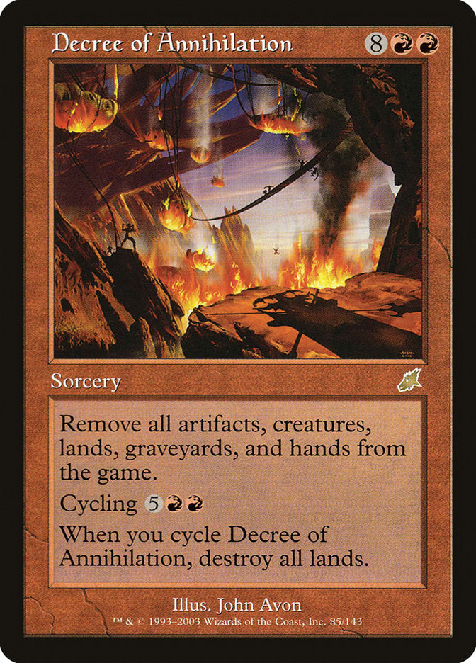 Decree of Annihilation [Scourge] - Magic: The Gathering - Card Brawlers | Quebec | Canada |