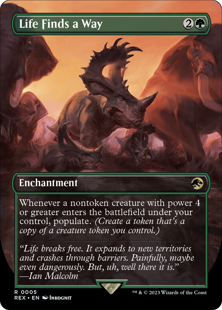 Life Finds a Way (Borderless) [Jurassic World Collection] - Magic: The Gathering - Card Brawlers | Quebec | Canada |