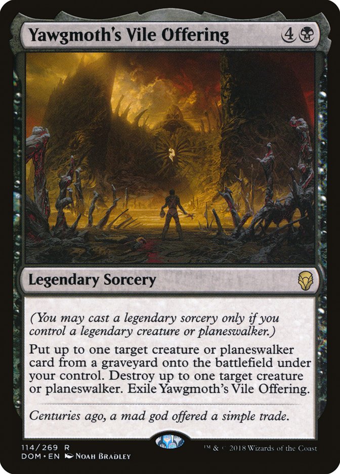 Yawgmoth's Vile Offering [Dominaria] - Magic: The Gathering - Card Brawlers | Quebec | Canada |
