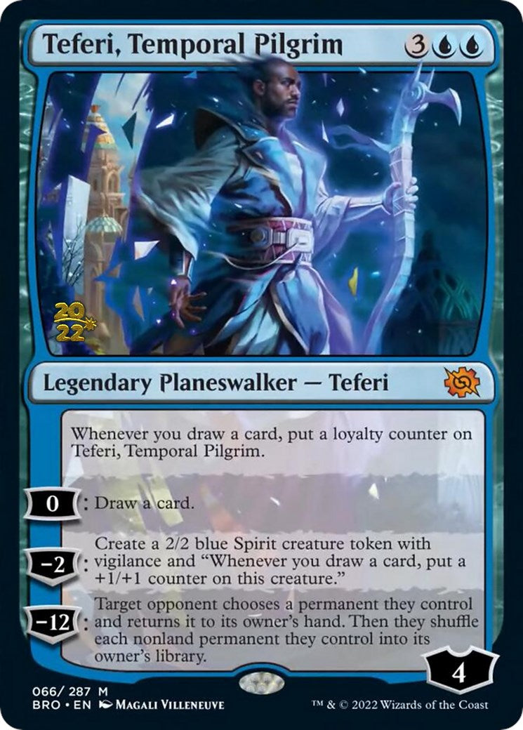 Teferi, Temporal Pilgrim [The Brothers' War Prerelease Promos] - Magic: The Gathering - Card Brawlers | Quebec | Canada |