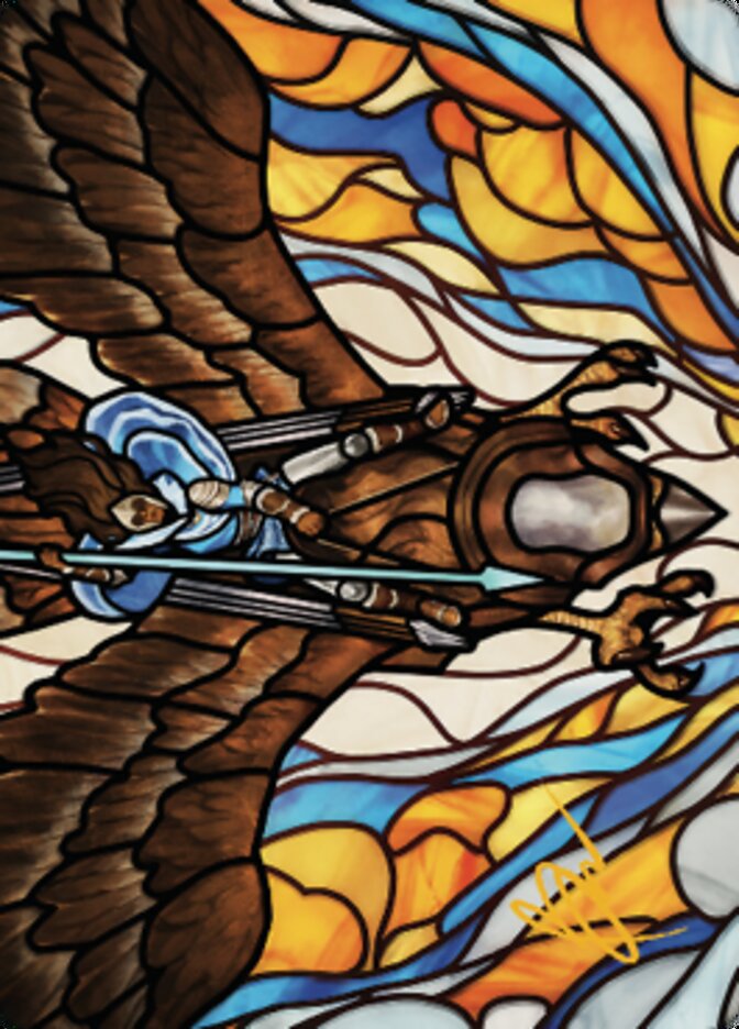 Tura Kennerud, Skyknight Art Card (Gold-Stamped Signature) [Dominaria United Art Series] - Magic: The Gathering - Card Brawlers | Quebec | Canada |