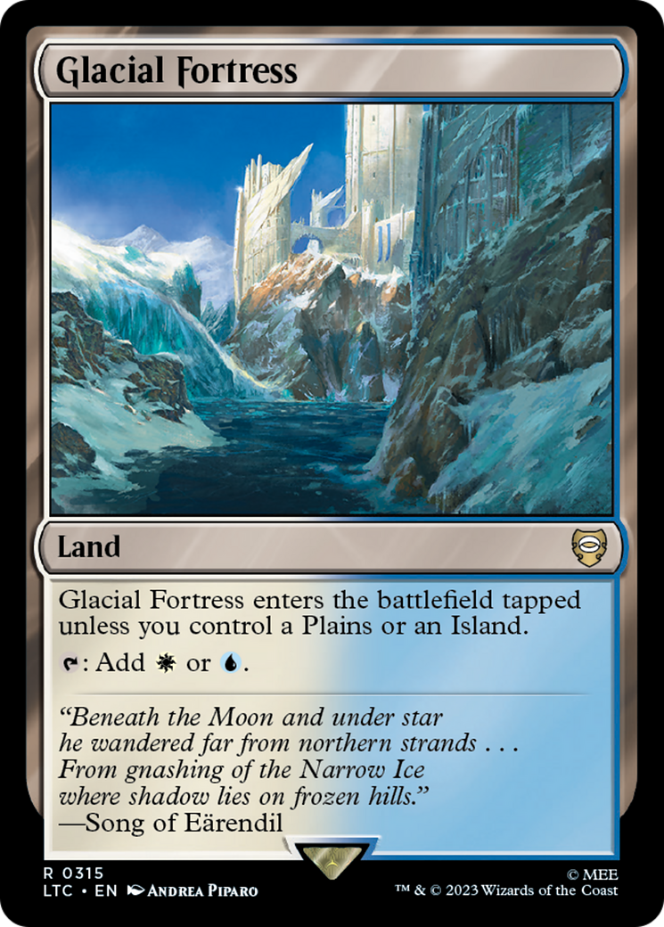 Glacial Fortress [The Lord of the Rings: Tales of Middle-Earth Commander] - Magic: The Gathering - Card Brawlers | Quebec | Canada |